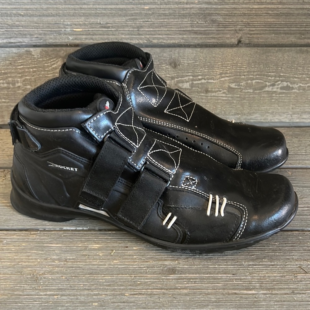 Men’s Joe Rocket Racing Boots, Sz 10, Black